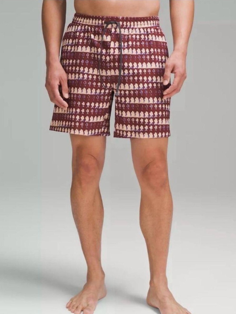 Lululemon Mens Sz L Commission All Over 9” Swim Trunks